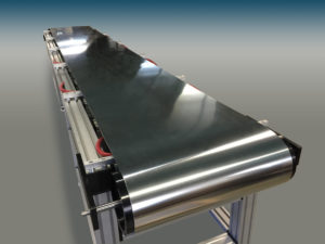 Wide belts can be used for multiple applications.